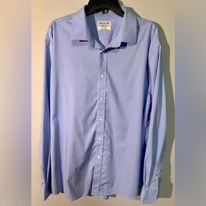 Haggar Blue Dress Shirt Classic Style